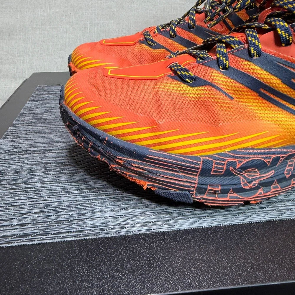 Hoka One Speedgoat Mid 2 GTX - Mens 9 - Orange Trail Running Shoes 1106532 MRGF